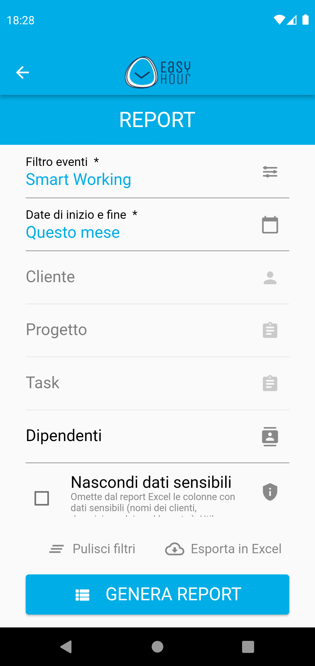I manager possono visualizzare un report delle richieste approvate report-smart-working