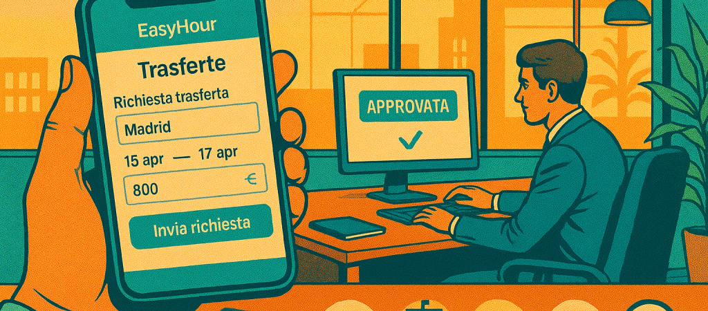 Trasferte: dalla richiesta all’approvazione in un unico flusso